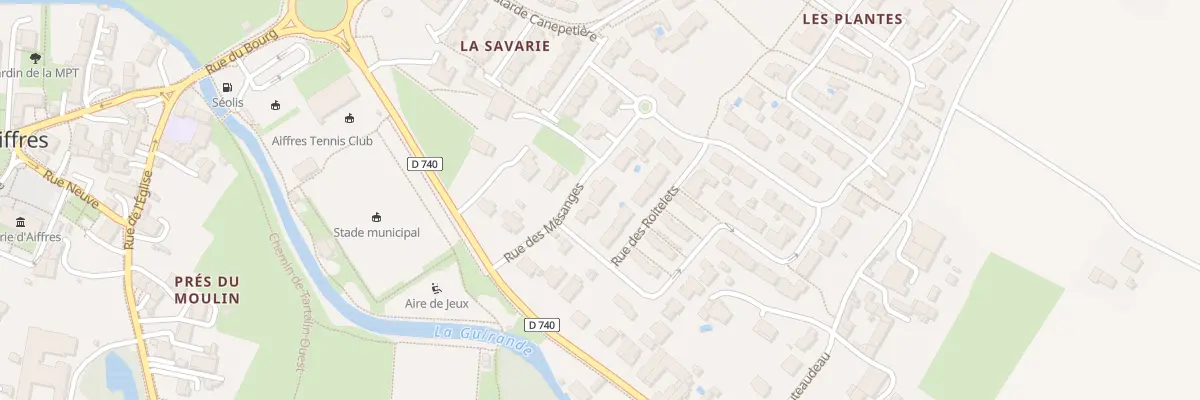 Plan du 110 Rue des Mesanges à Aiffres