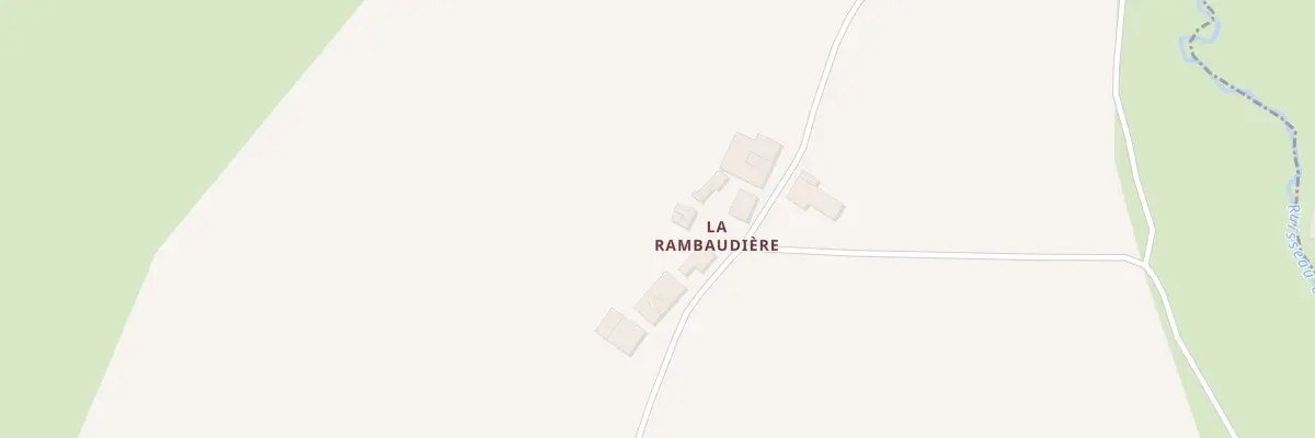 Plan du 3 La Rambaudière à Boismé