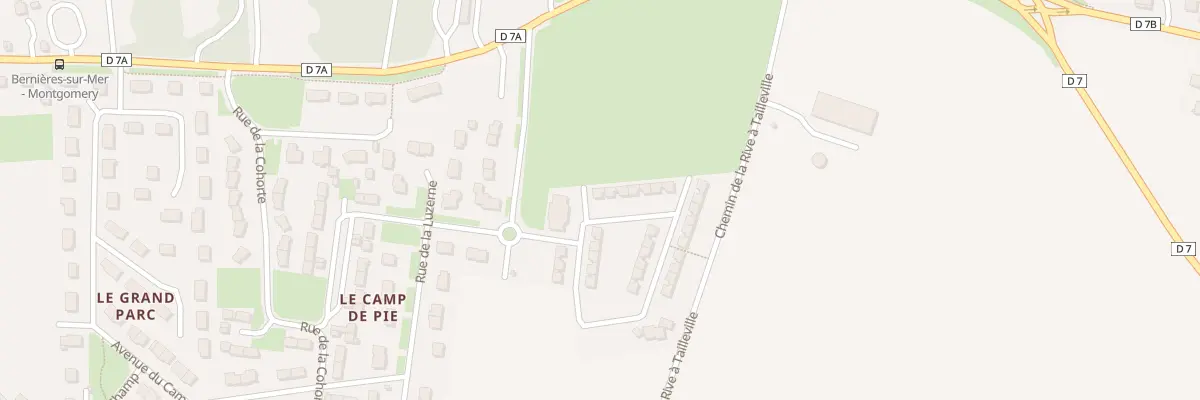 Plan du 83 Rue du Colombier à Bernières-sur-Mer
