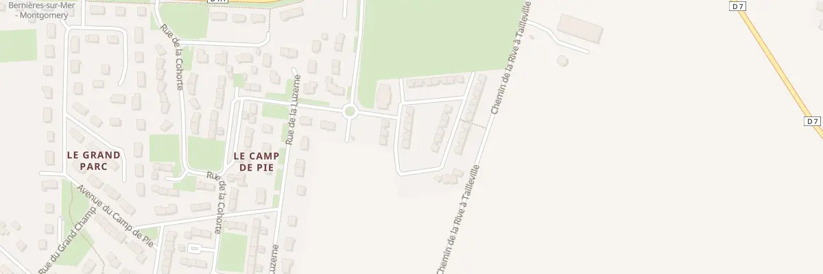 Plan du 320 Rue du Colombier à Bernières-sur-Mer