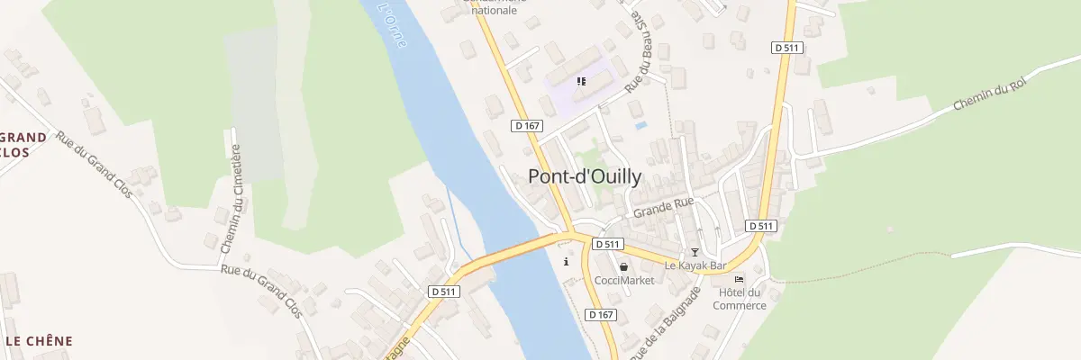 Plan du 12 Rue de la Libération à Pont-d’Ouilly