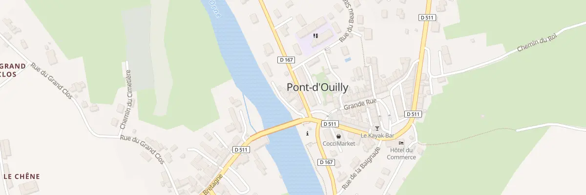 Plan du 10 Rue de la Libération à Pont-d’Ouilly