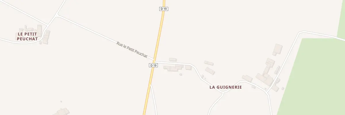 Plan du 16 Rue de la Guignerie à Coux