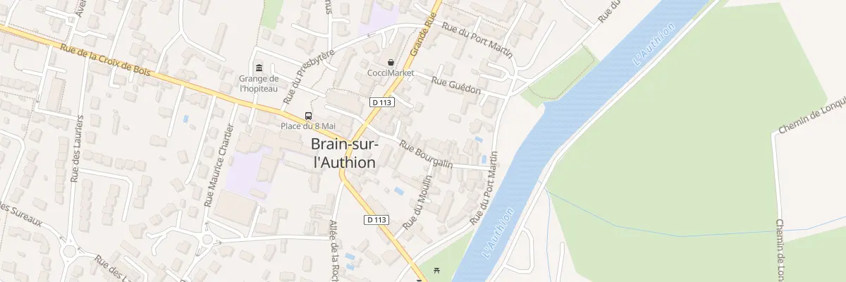 Plan du 13 Rue Bourgalin à Loire-Authion