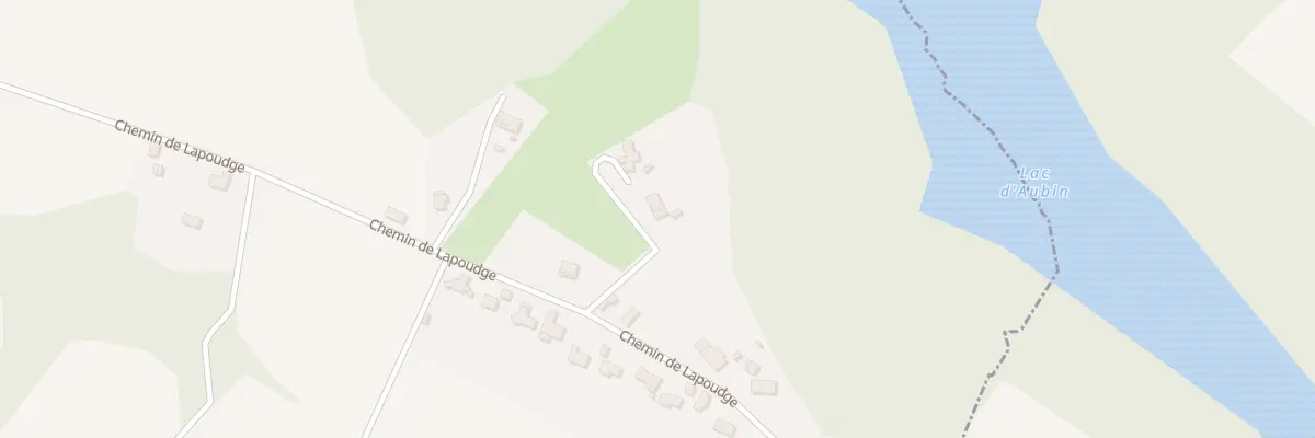 Plan du 9769 Che de la Partille à Aubin