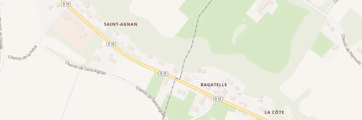 Plan du 209 Saint-Agnan à Tabanac
