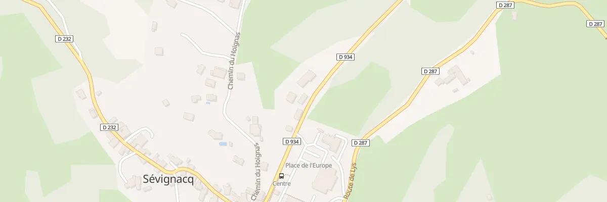 Plan du 1535 Rte de Pau à Sévignacq-Meyracq