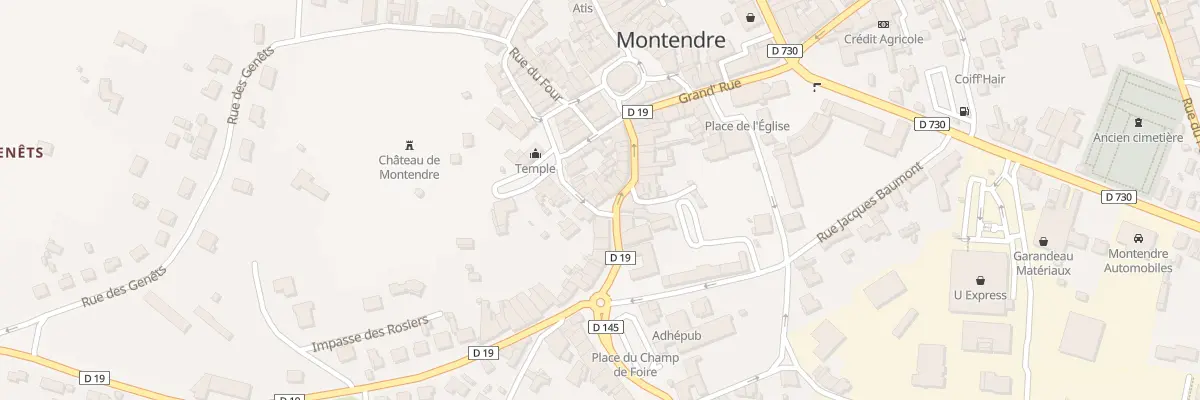 Plan du 24 Rue de l’Hotel de Ville à Montendre