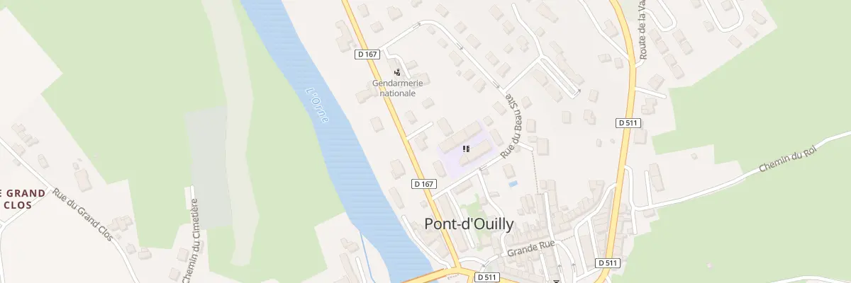 Plan du 1 Rue de la Libération à Pont-d’Ouilly