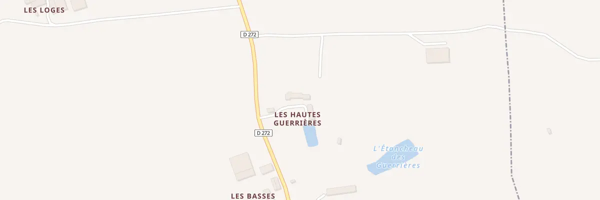 Plan du 3 Les Hautes Guerrières à Mézangers