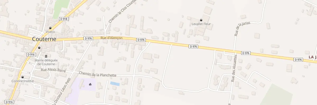 Plan du 66 Rue d’Alencon Couterne à Rives d’Andaine