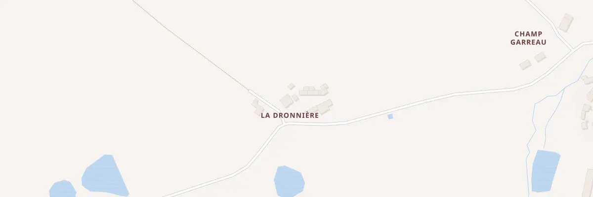 Plan du 2 La Dronnière à Clessé