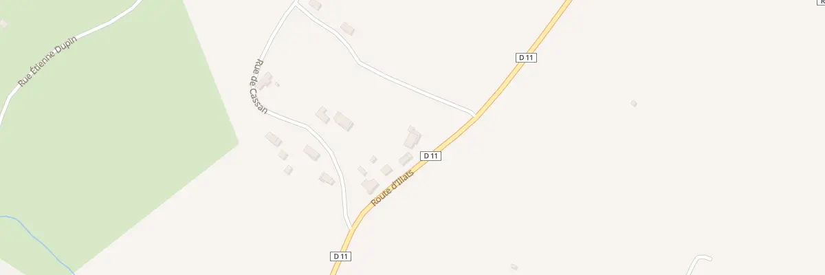 Plan du 495 Rte d’Illats à Landiras