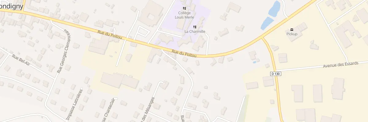 Plan du 78 Rue du Poitou à Secondigny