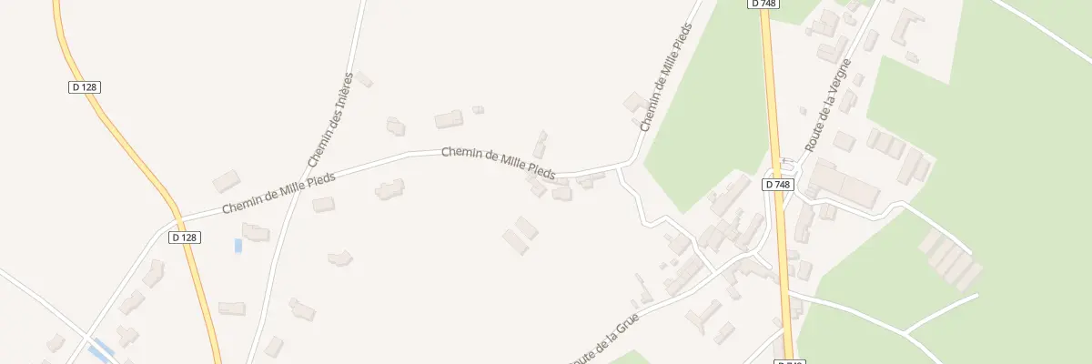 Plan du 12 Che de Mille Pieds à Cours