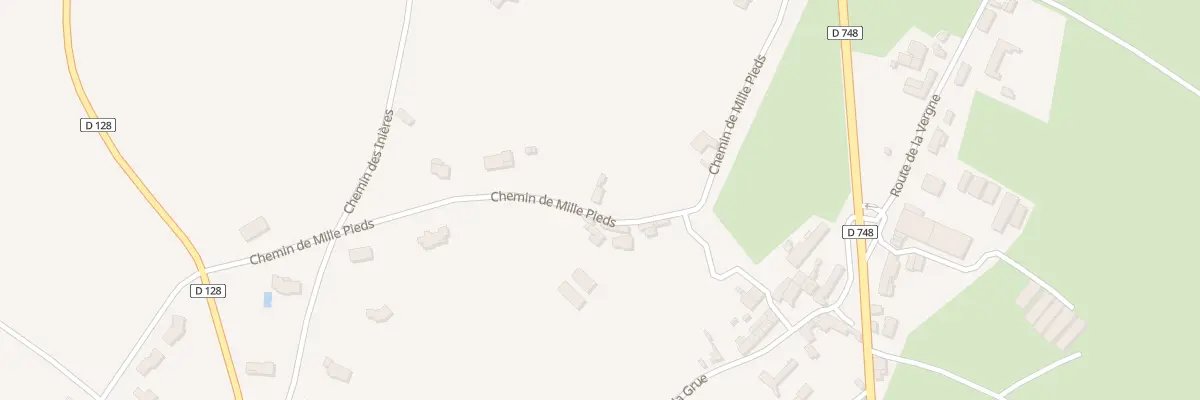 Plan du 9 Che de Mille Pieds à Cours