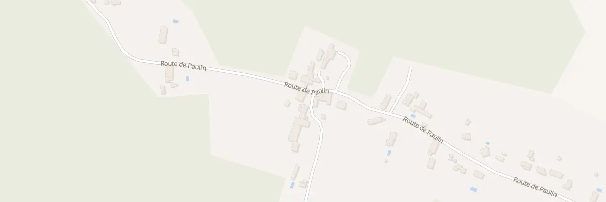 Plan du 45 Rte de Paulin à Budos