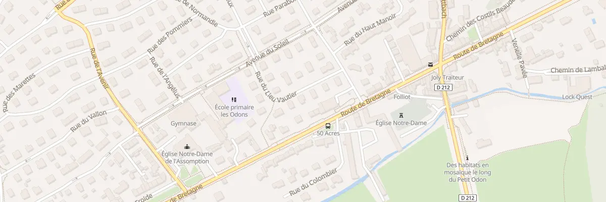 Plan du 7 Rue du Lieu Vautier à Bretteville-sur-Odon