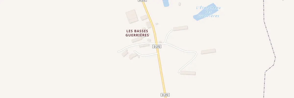 Plan du 59 Les Basses Guerrières à Mézangers