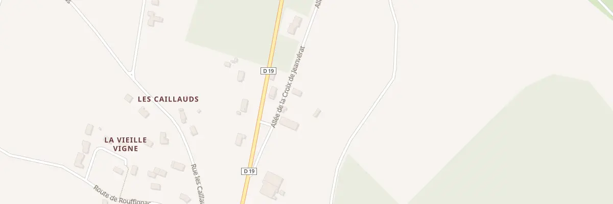 Plan du 8 All la Croix de Jeanverat à Coux