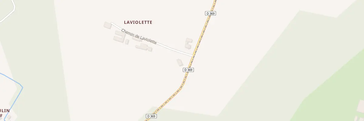 Plan du 25 Che de Laviolette à Buanes