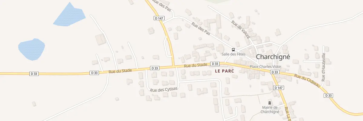 Plan du 24 Rue du Stade à Charchigné