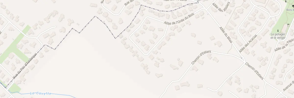 Plan du 13 All de l’Orée du Bois à Lons