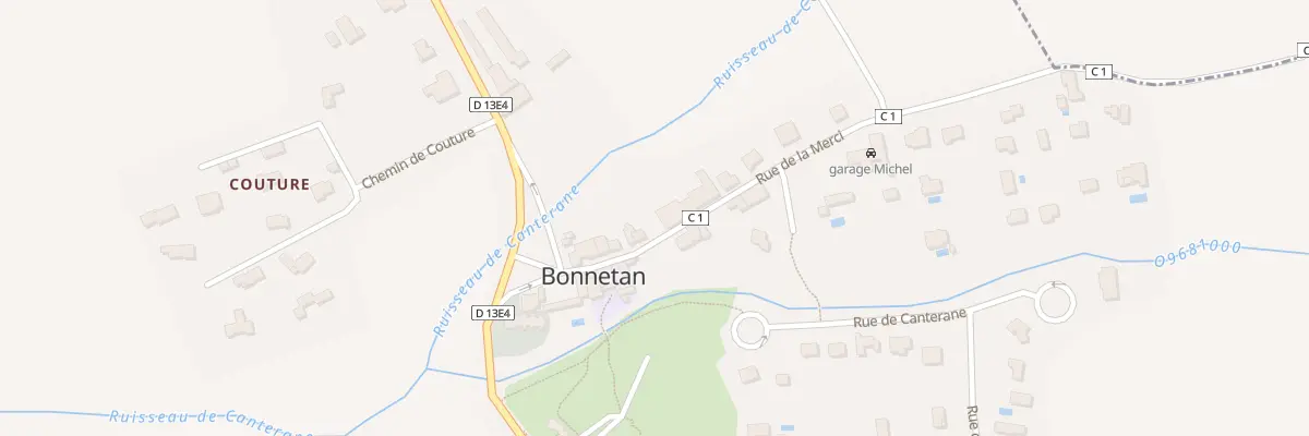 Plan du 13 Rue de la Merci à Bonnetan