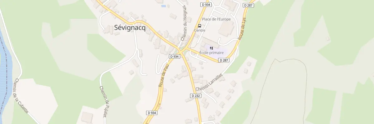 Plan du 5453 Le Village à Sévignacq-Meyracq