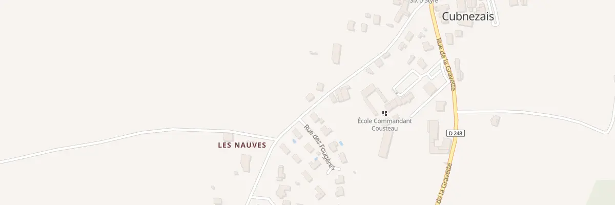 Plan du 246 Rue des Plantes à Cubnezais