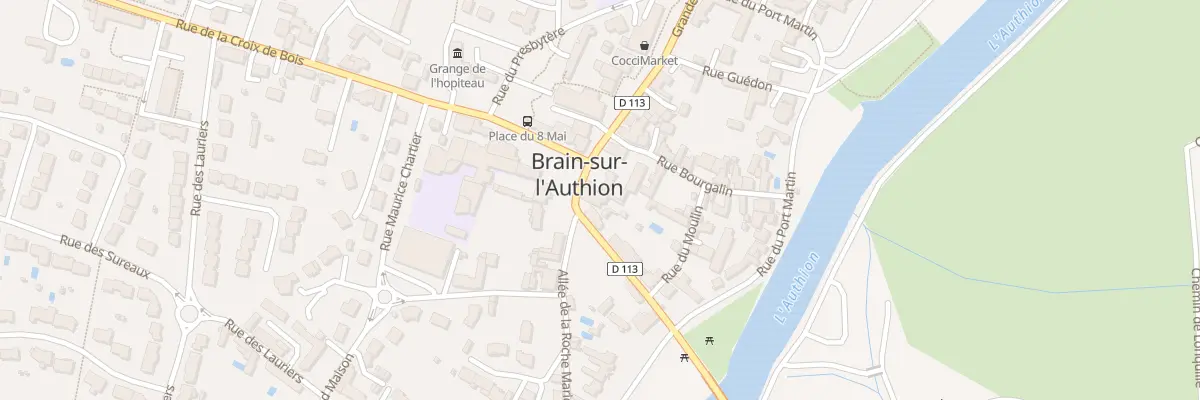 Plan du 2 Gr Grande Rue (Brain S Authio à Loire-Authion