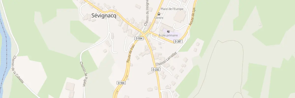 Plan du 52 Rte de Sainte Colome à Sévignacq-Meyracq
