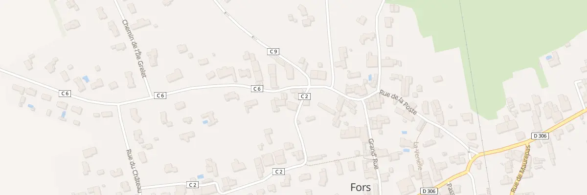 Plan du 2 Rue de la Chamerie à Fors