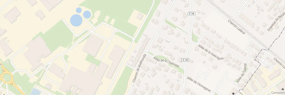 Plan du 28 Che De Malihonda à Lons