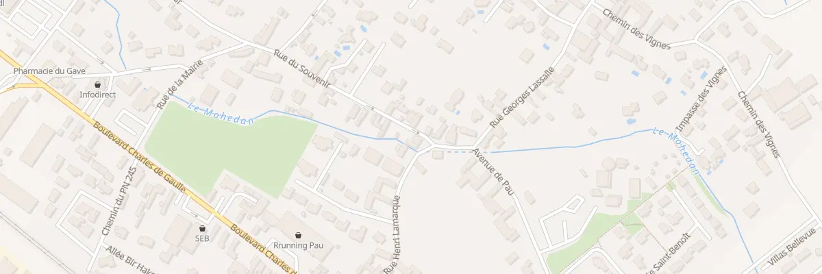 Plan du 1 Rue du Souvenir à Lons