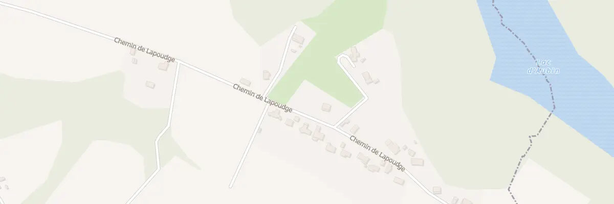 Plan du 732 Che de Lapoudge à Auga