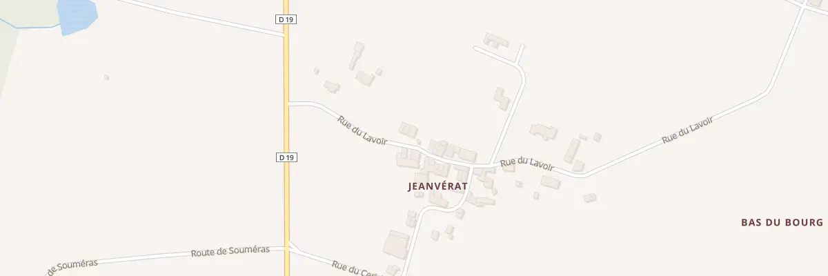 Plan du 16 Rue du Lavoir à Coux