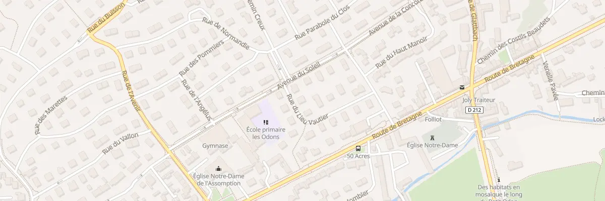 Plan du 12 Rue du Lieu Vautier à Bretteville-sur-Odon