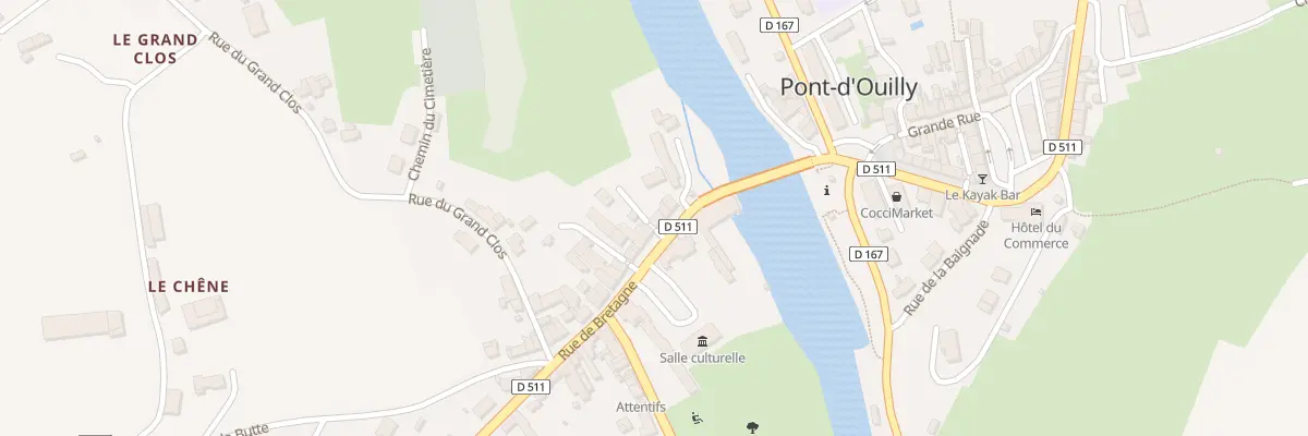 Plan du 8 Rue de Bretagne à Pont-d’Ouilly