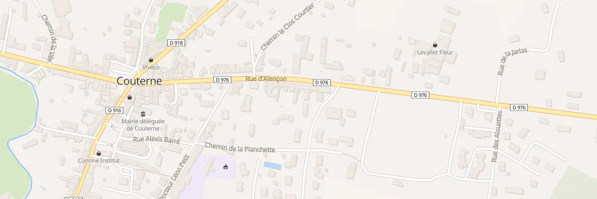 Plan du 5558 Rue d’Alencon Couterne à Rives d’Andaine