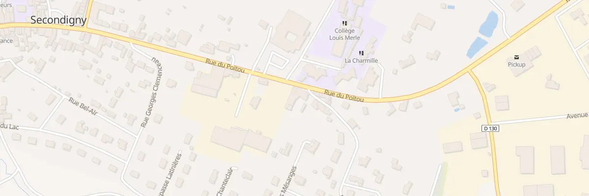 Plan du 76 Rue du Poitou à Secondigny
