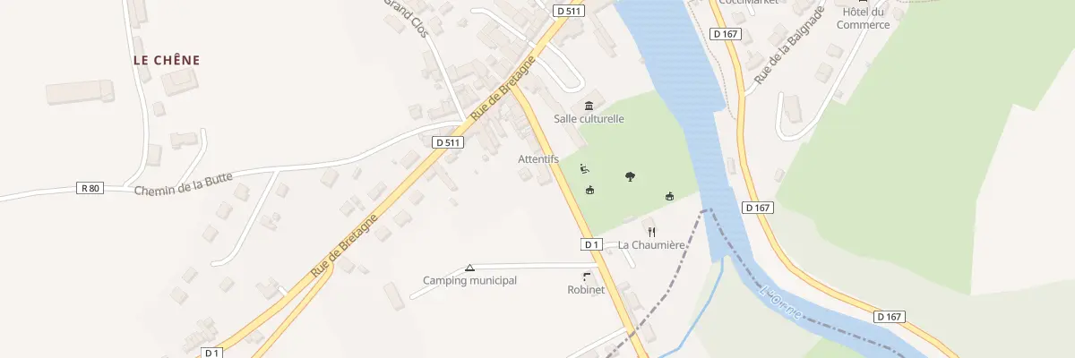 Plan du 7 Rue du Stade René Vallée à Pont-d’Ouilly