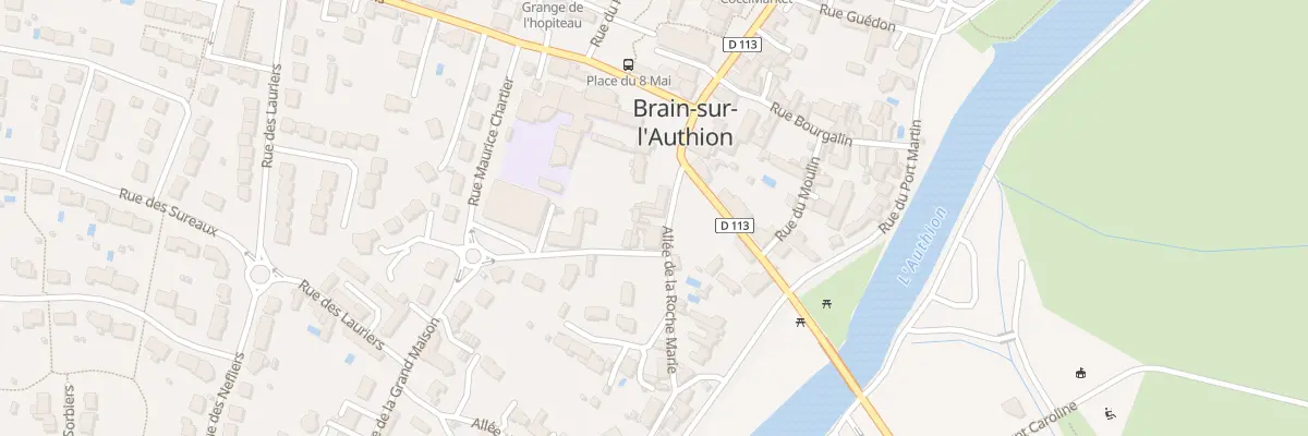 Plan du 8 Rue de la Grand Maison à Loire-Authion