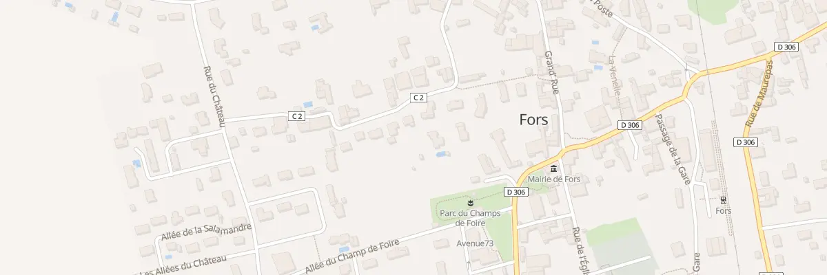 Plan du 19 Rue de la Chamerie à Fors