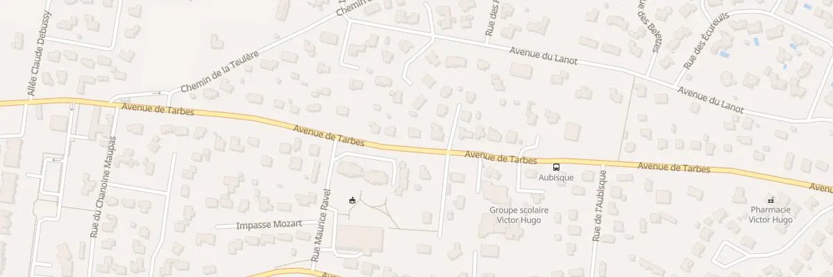 Plan du 65 Av de Tarbes à Lescar
