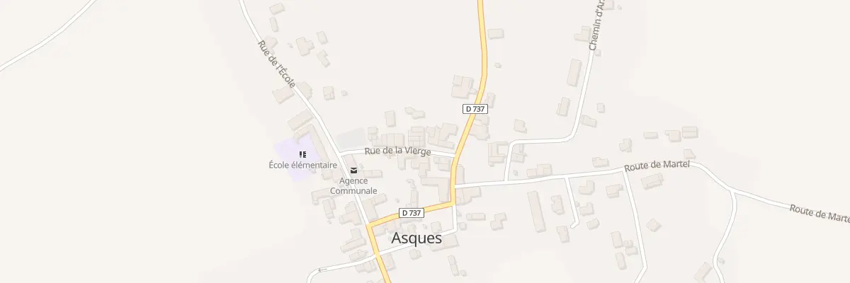Plan du 36 Rue de la Vierge à Asques