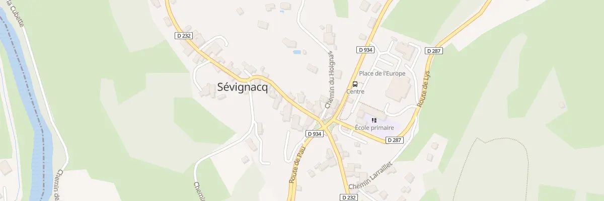 Plan du 50 Rte de Bescat à Sévignacq-Meyracq
