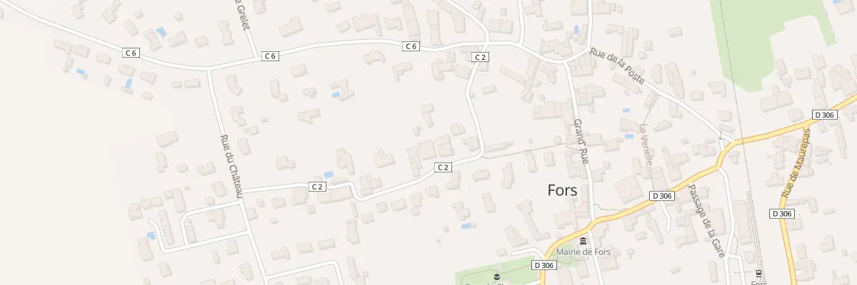 Plan du 20 Rue de la Chamerie à Fors