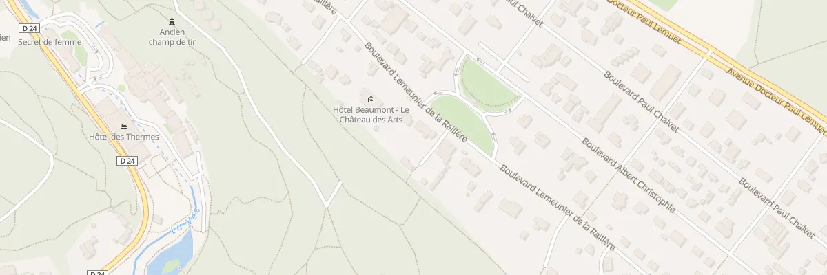 Plan du 30 Bd Lemeunier de la Raillere à Bagnoles de l’Orne Normandie