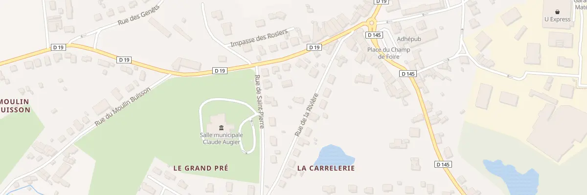 Plan du 14 Rue de la Rivière à Montendre